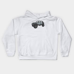 super adventure car Kids Hoodie